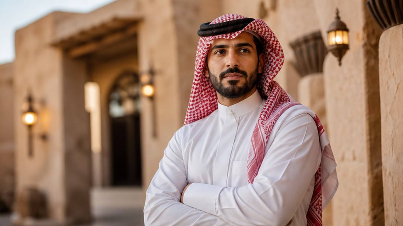 Arabic Man Photo editing Prompts prompt result 1