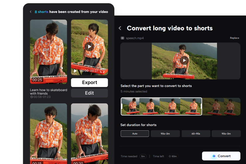 Gumawa ng viral shorts gamit ang AI
