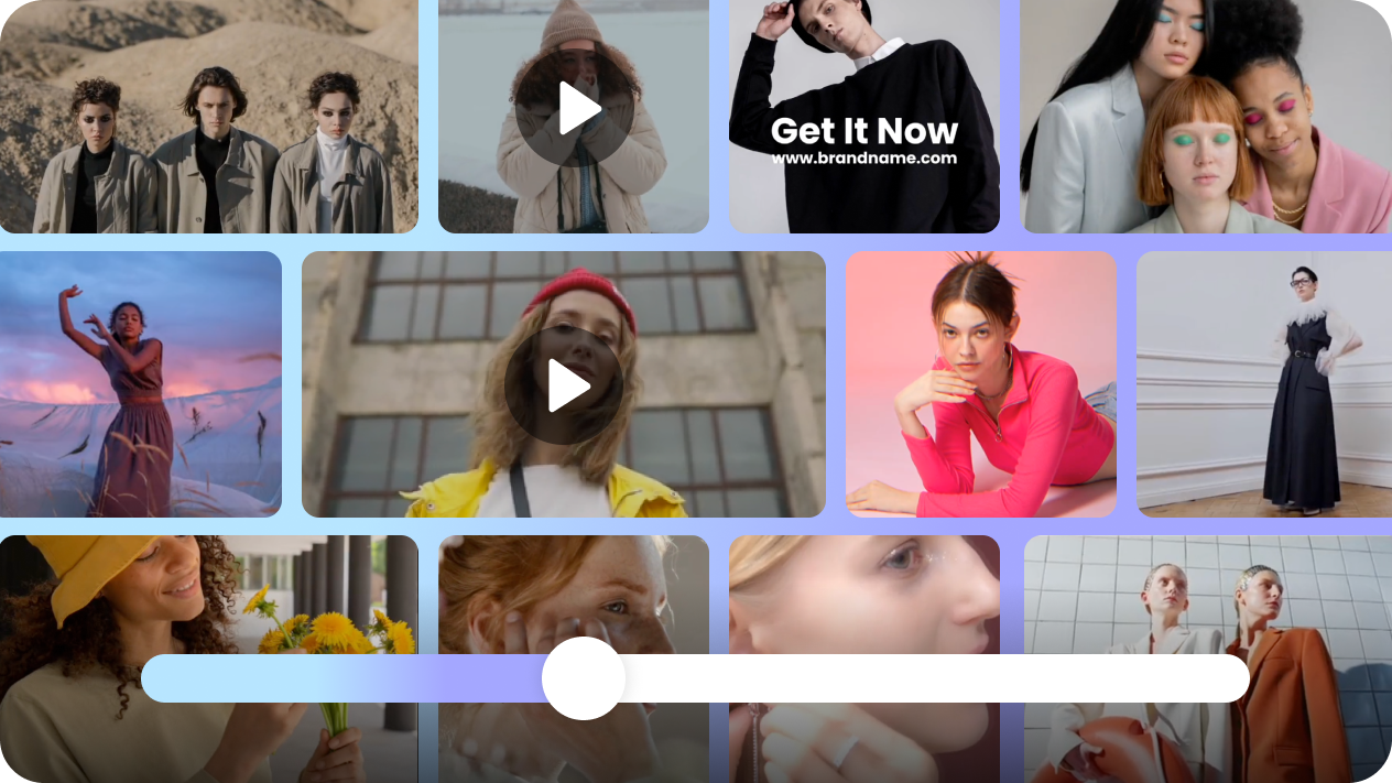 Customizable video templates for professional content