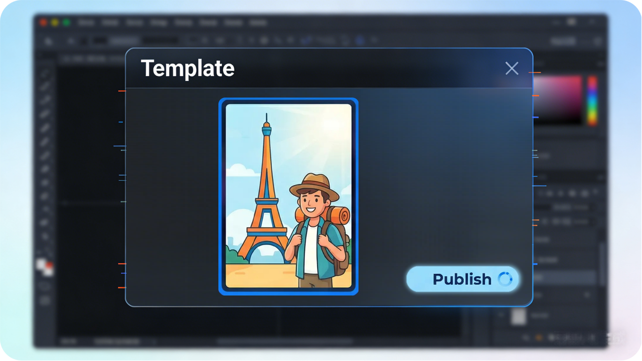 Template publishing gets stuck