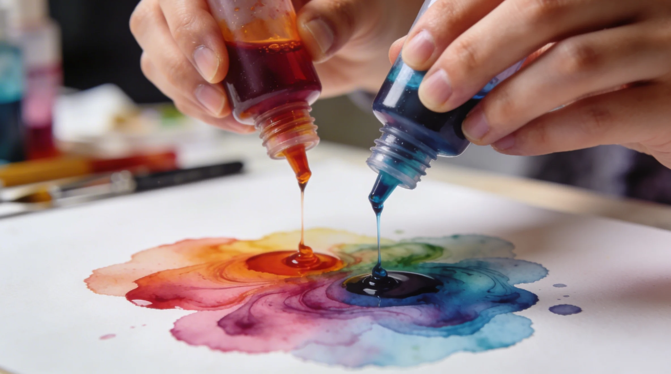 Aplicar y superponer los colores