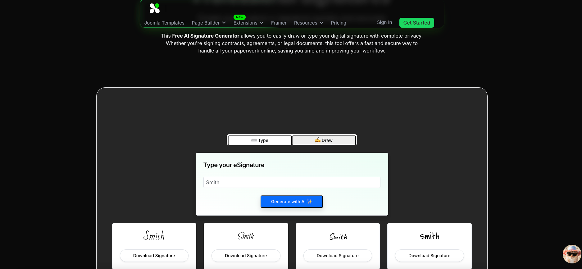 stylish email signature creator