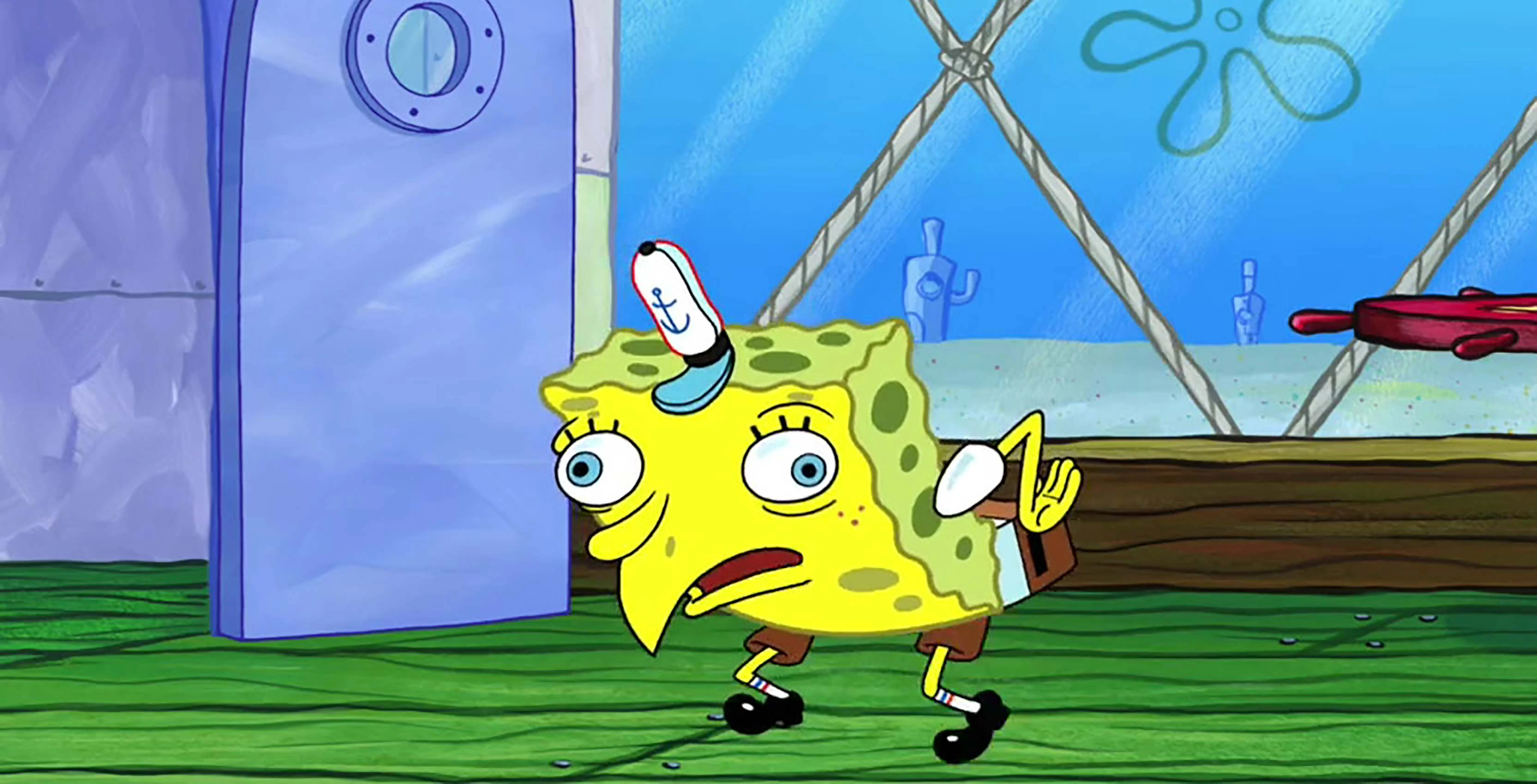 Mocking SpongeBob template