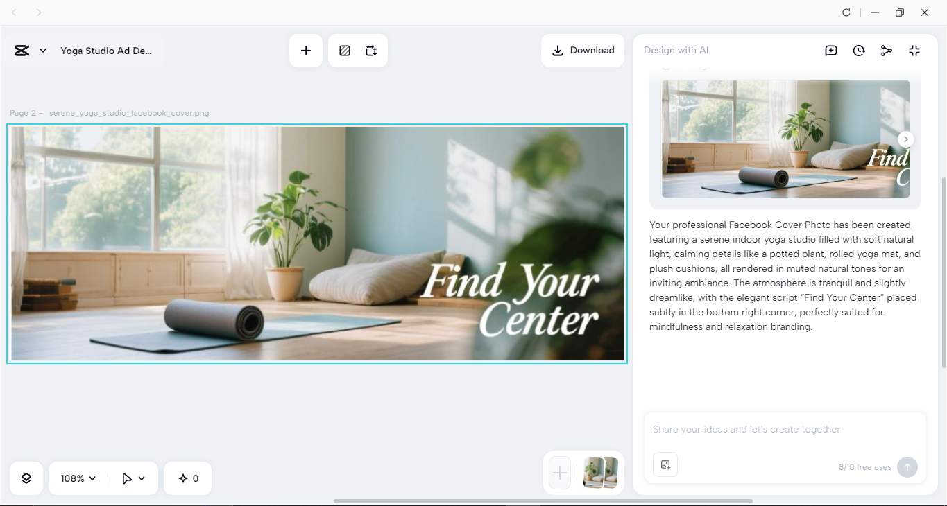 CapCut desktop video editor - a creative tool for generating the best Facebook cover photos