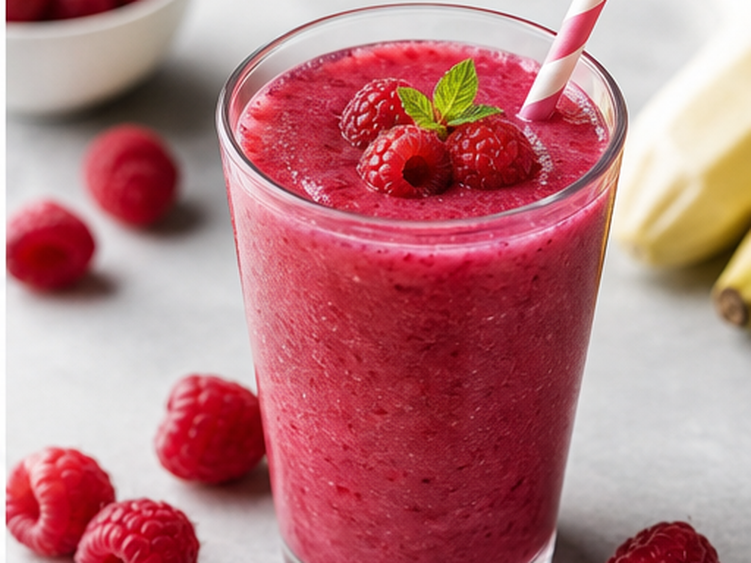 Raspberry dessert ad