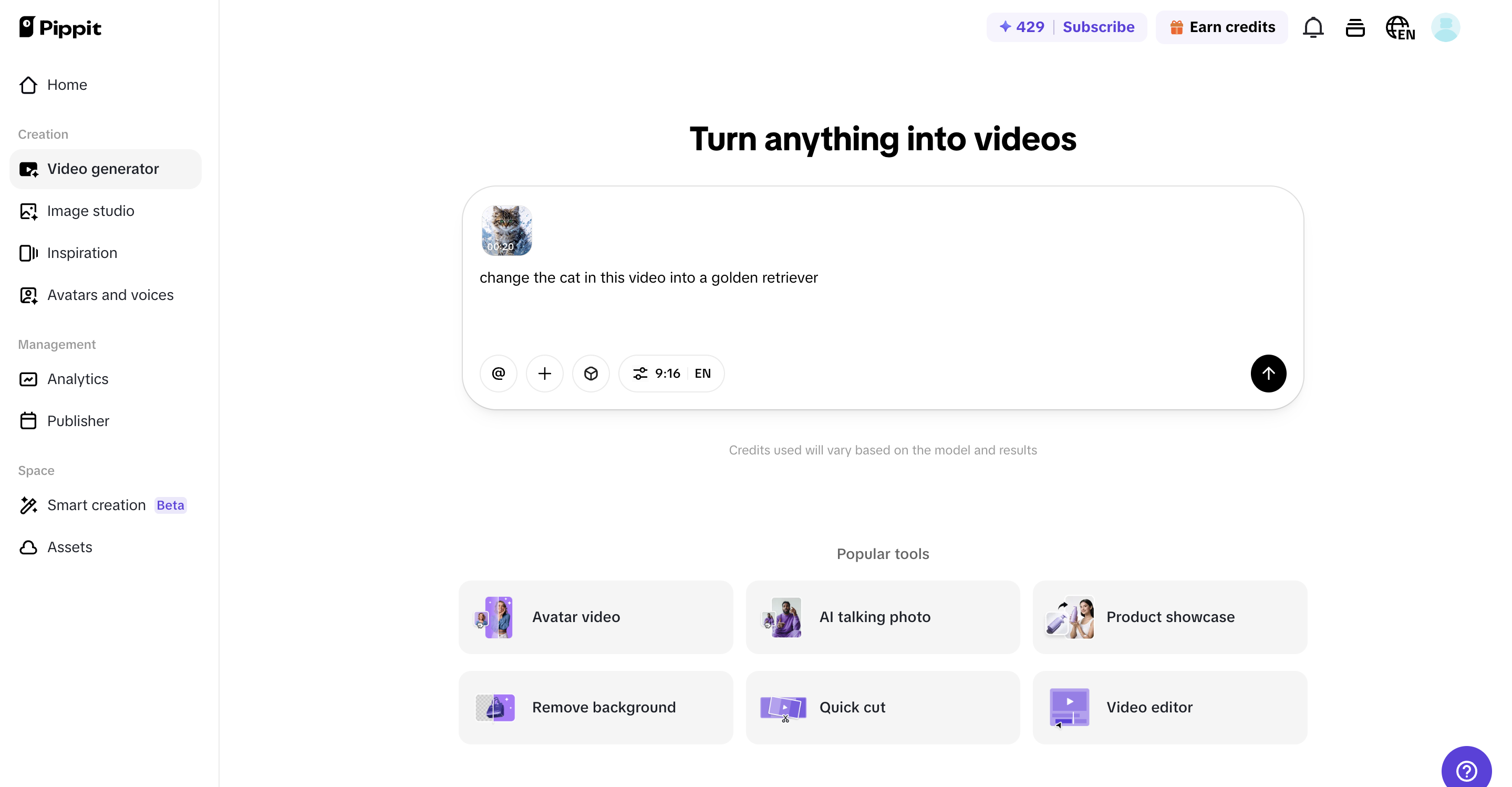 Edit your video