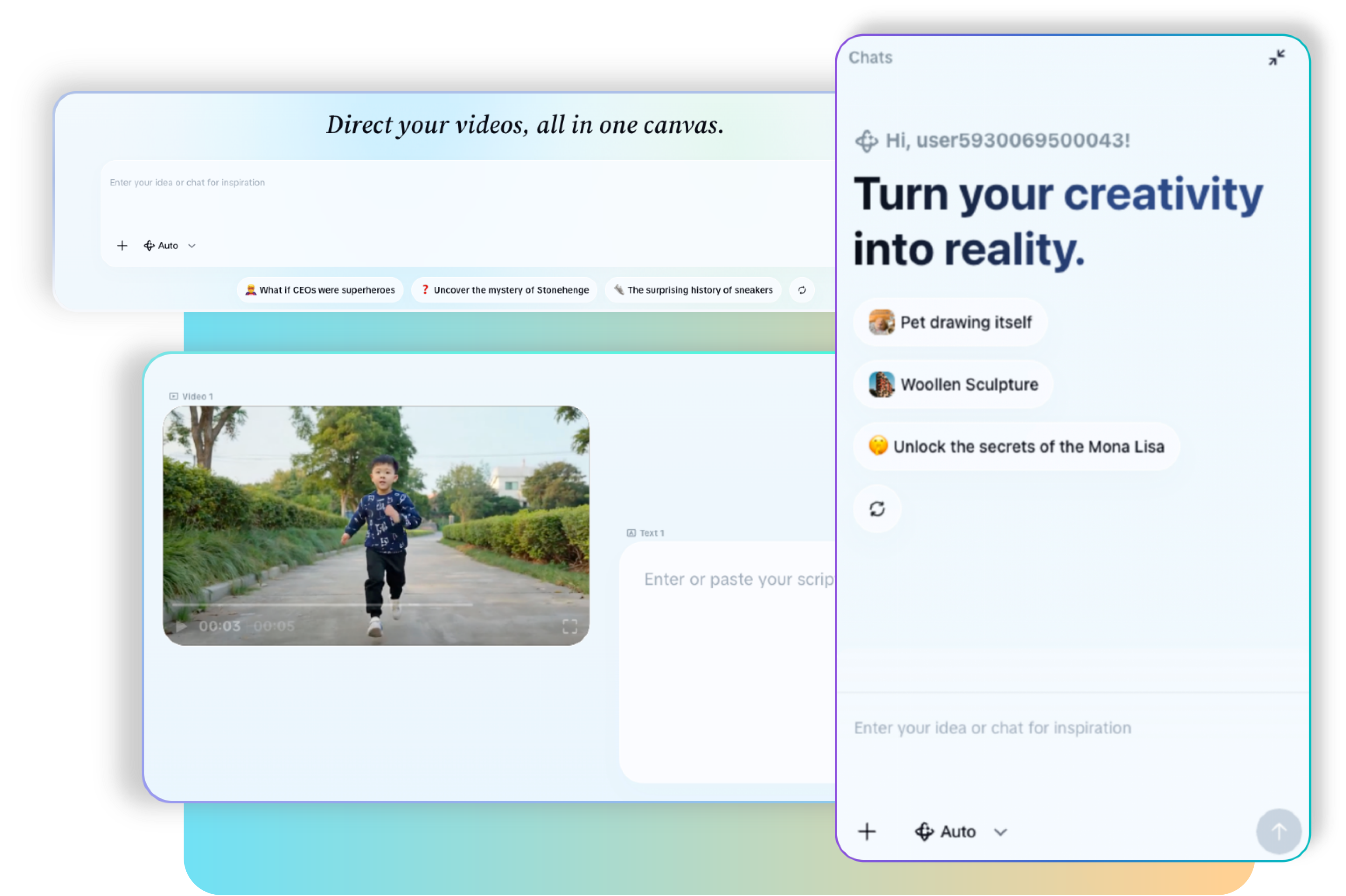 Online KI-Videos mit mehreren Szenen erstellen