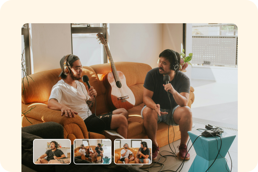  Splitting interview or podcast clips in CapCut