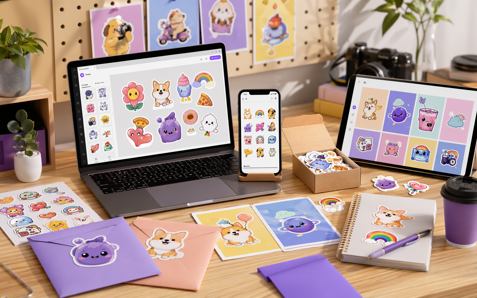 AI Plush Toy feature highlight scene 2 created for Pippit marketing visuals