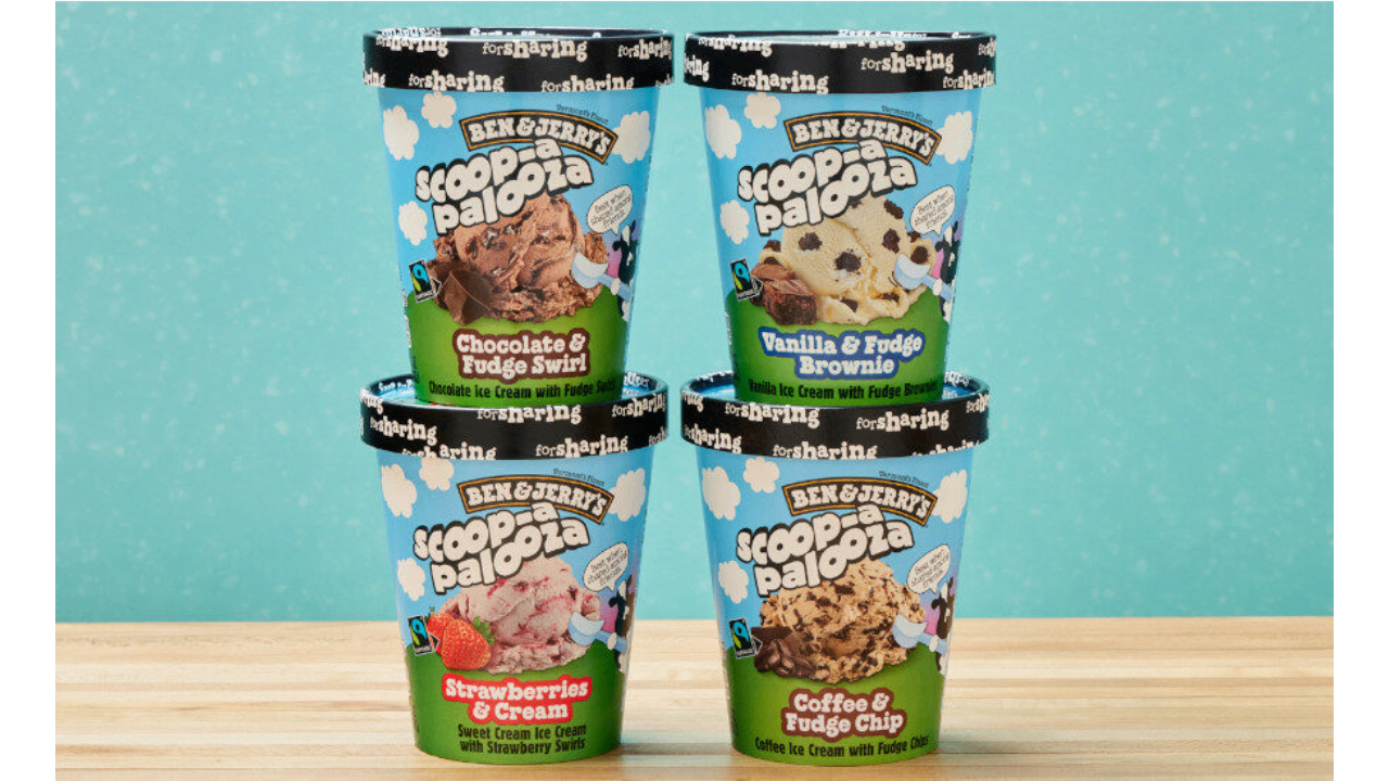 Ben & Jerry’s product packaging box designs
