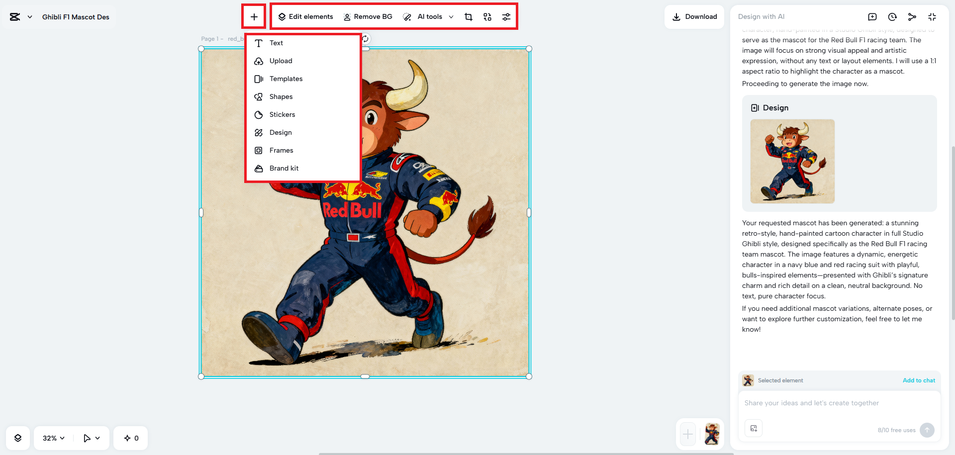 Customize your image manually
