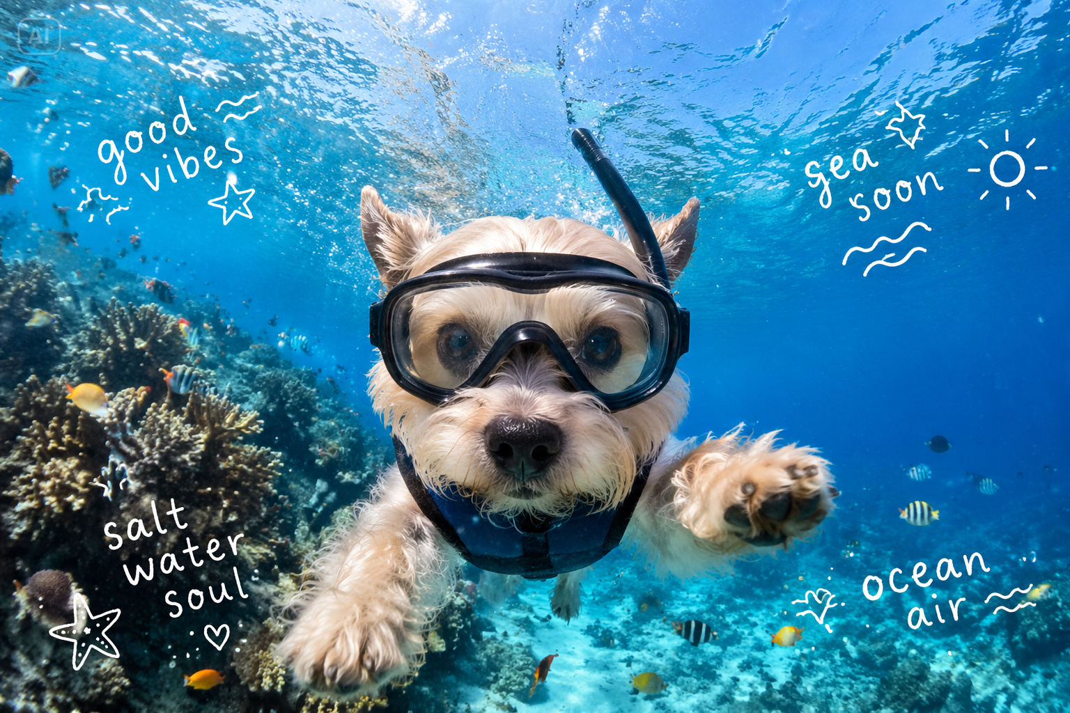 underwater ai photo