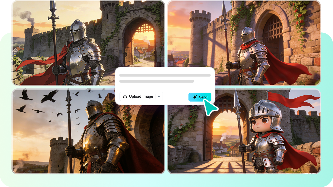 Generate image with varied styles for diverse needs