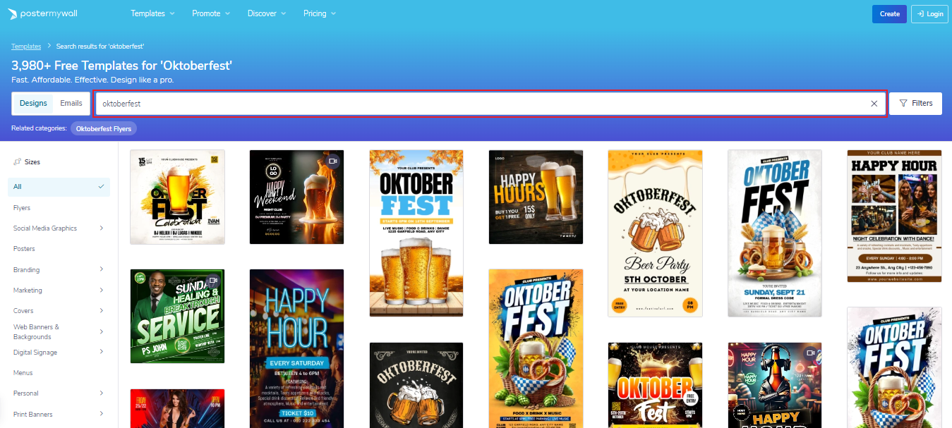 proiectați posterul Oktoberfest