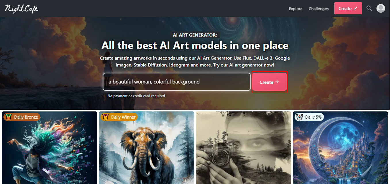 Visiting the NightCafe studio