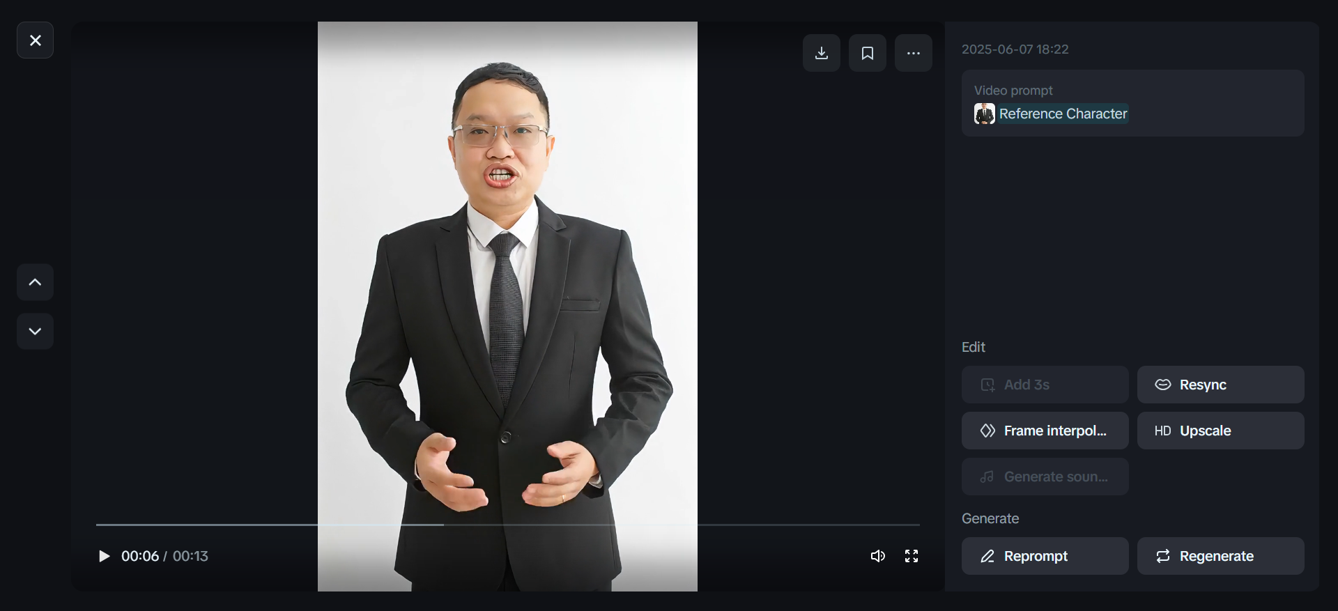 Business presenter