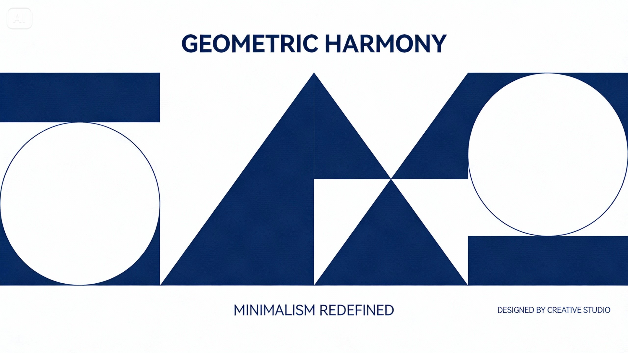 design minimalist de poster cu o schemă de culori în două tonuri