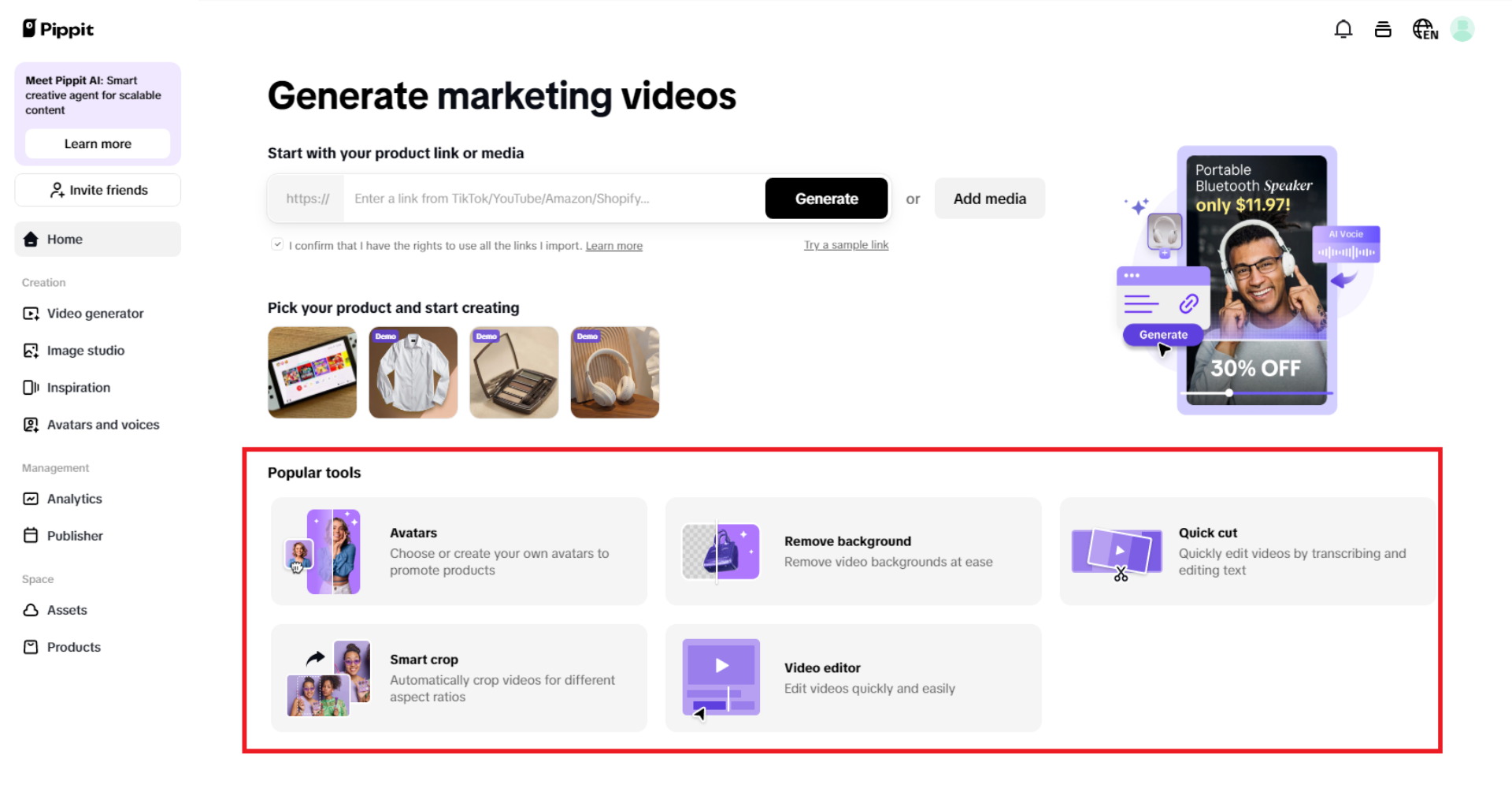 Smooth editing & visual effects