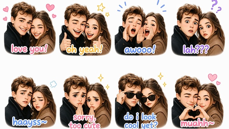Customize stickers using an AI sticker designer