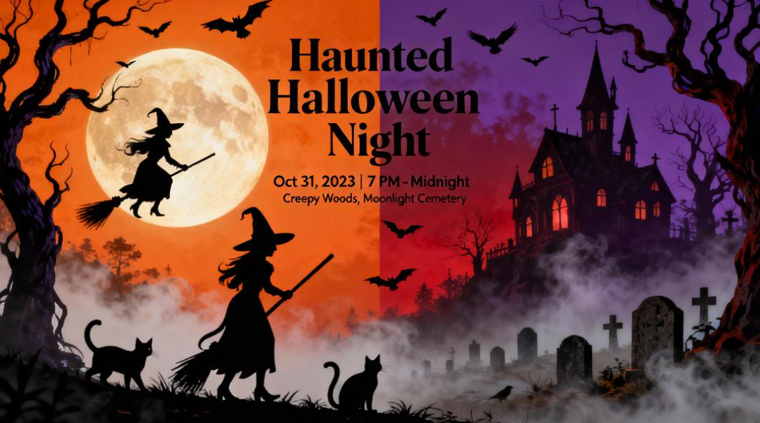 Poster of spooky silhouette