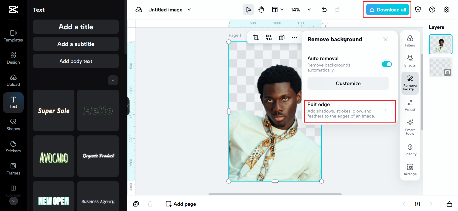 Download your image