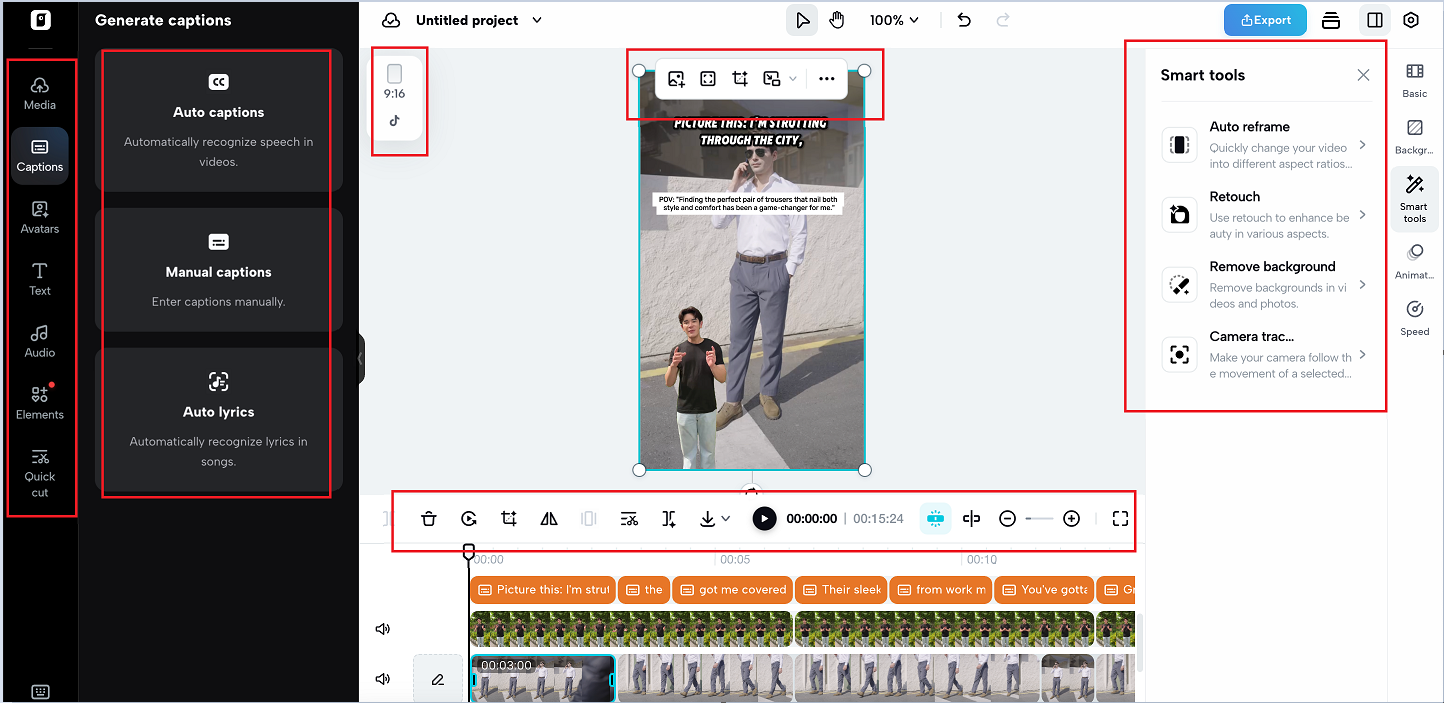 Take advantage of Pippit's advanced video editing tools