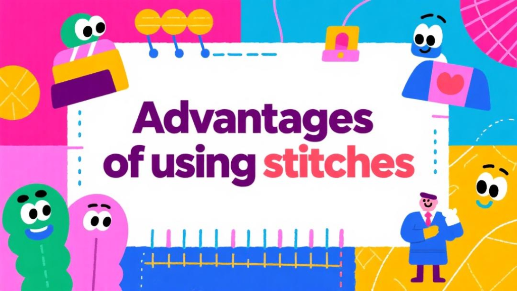 Advantages of using stitches