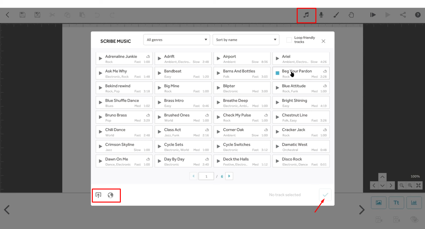 Inserir música e texto em um vídeo usando o software VideoScribe