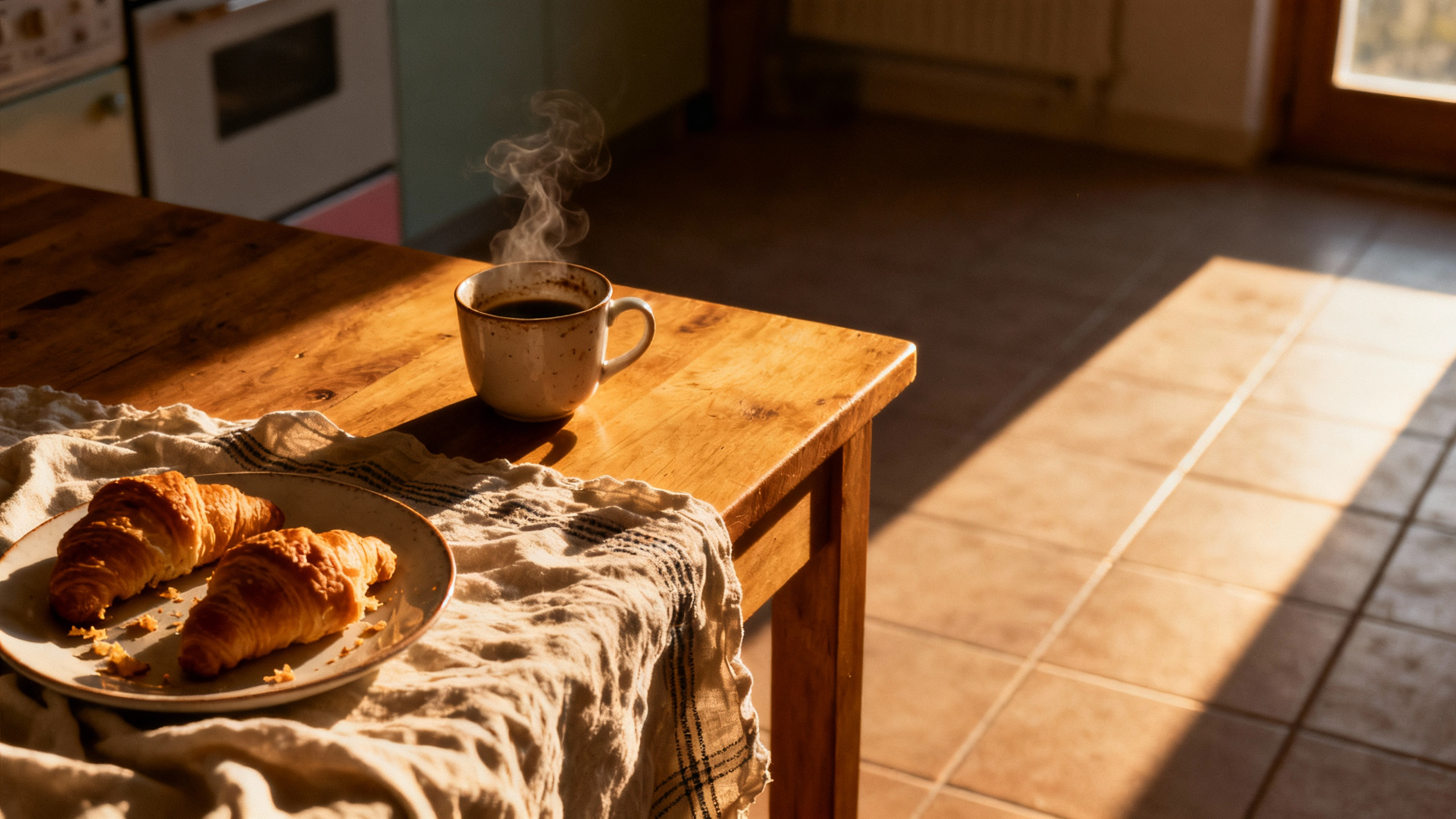 Cozy morning scene