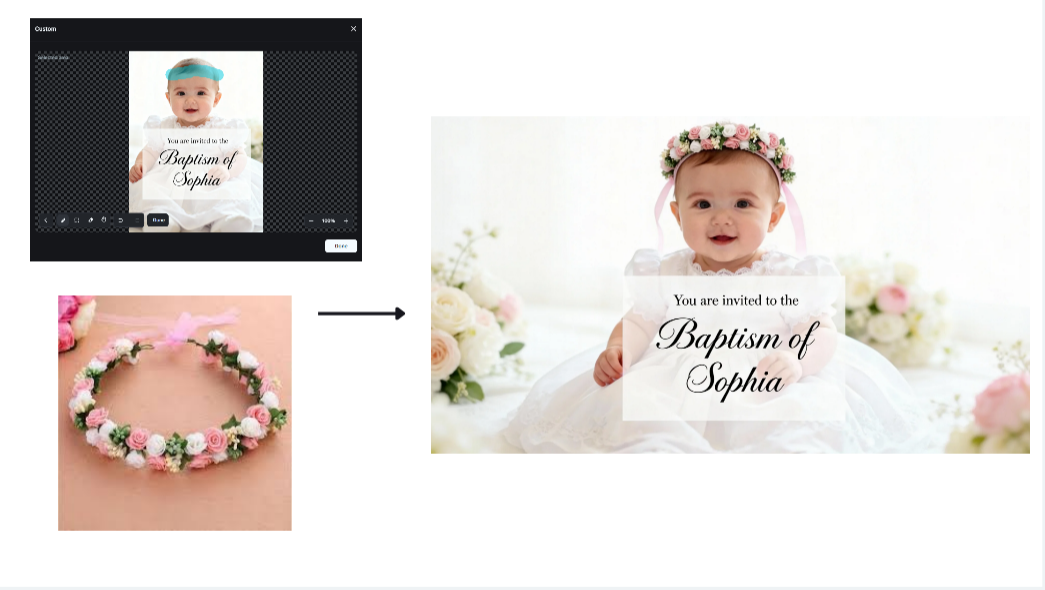 Interactive editing feature in Dreamina