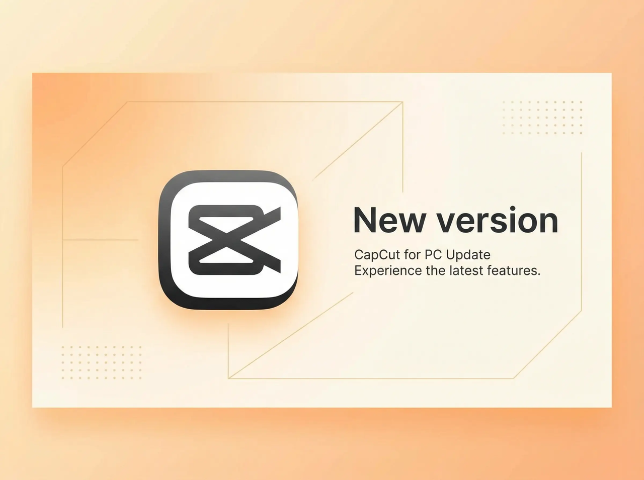 update CapCut PC for the new version