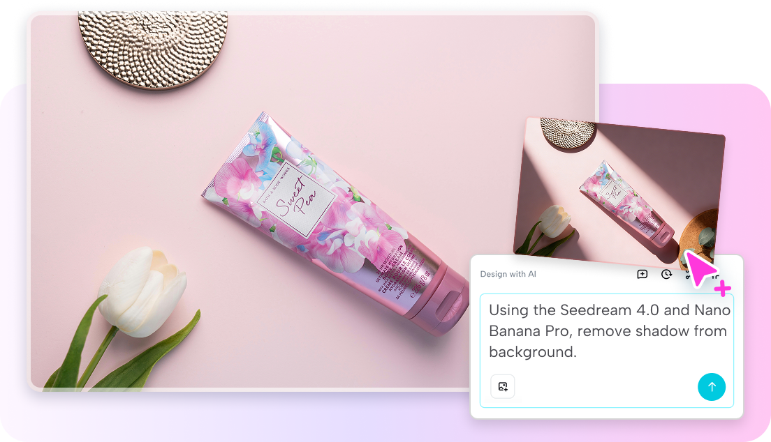 Manual control for precise shadow removal