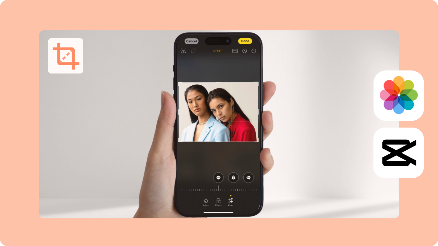 Hogyan lehet képeket kivágni az iPhone-on