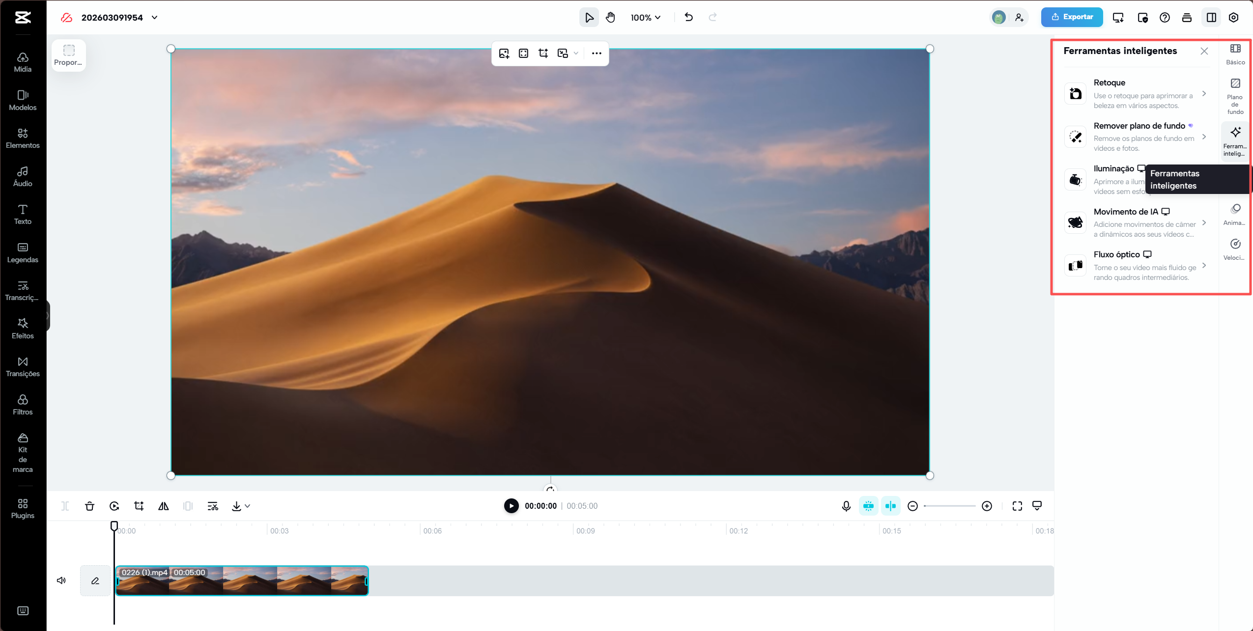 AI tools in CapCut