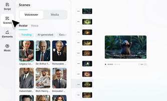 Build your video scene-by-scene
