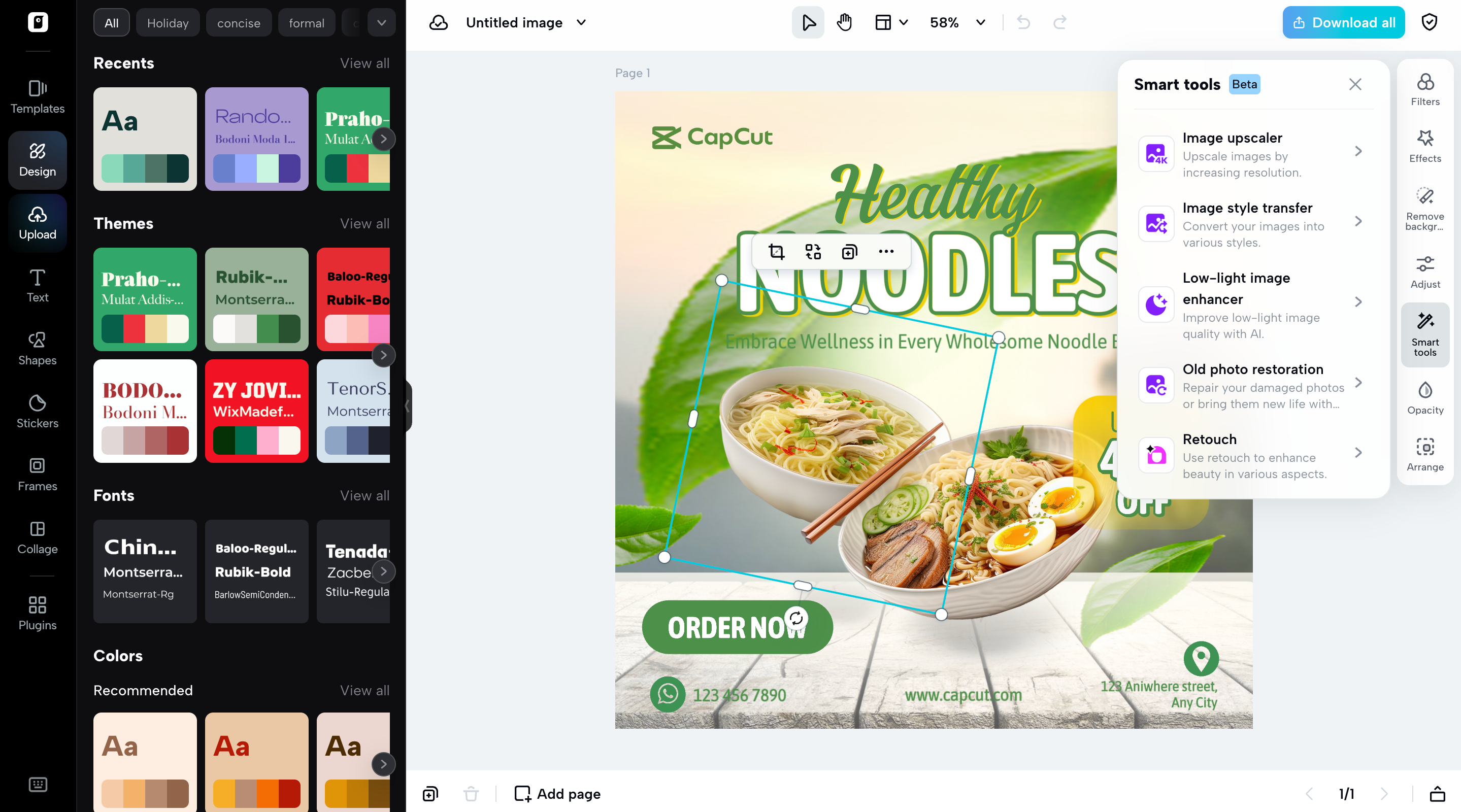 Customize your template
