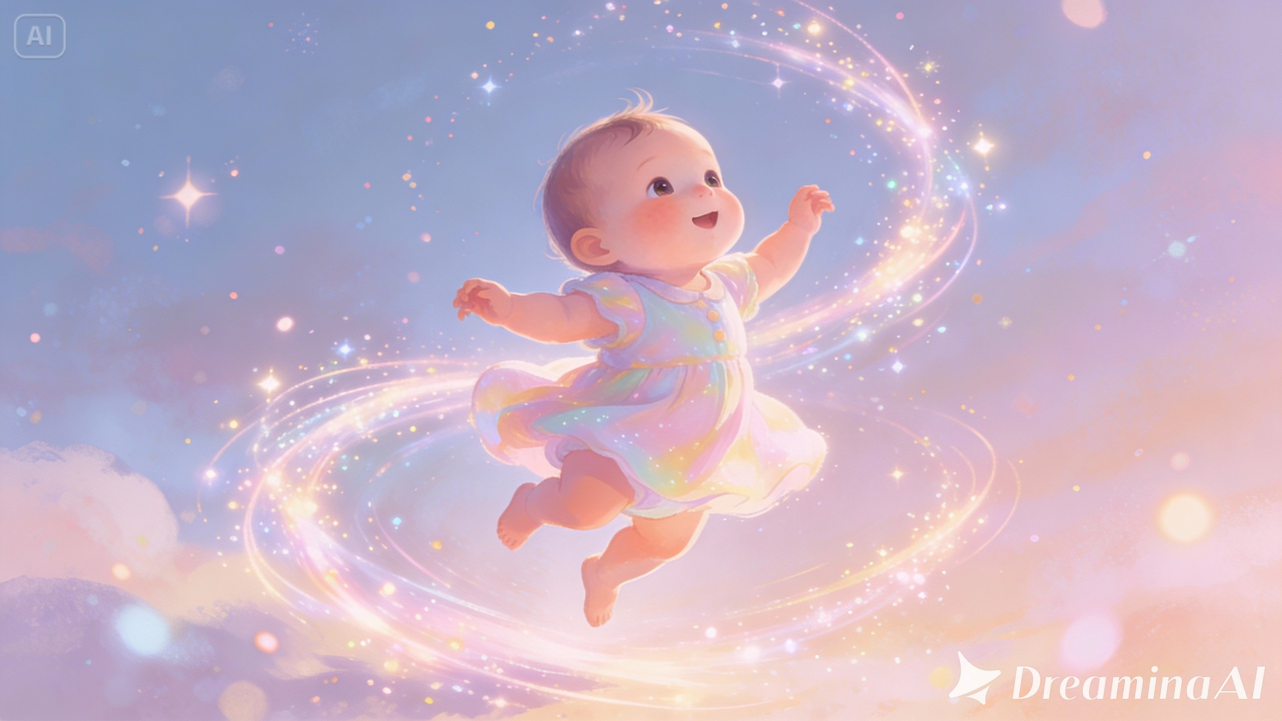 Magical floating dance