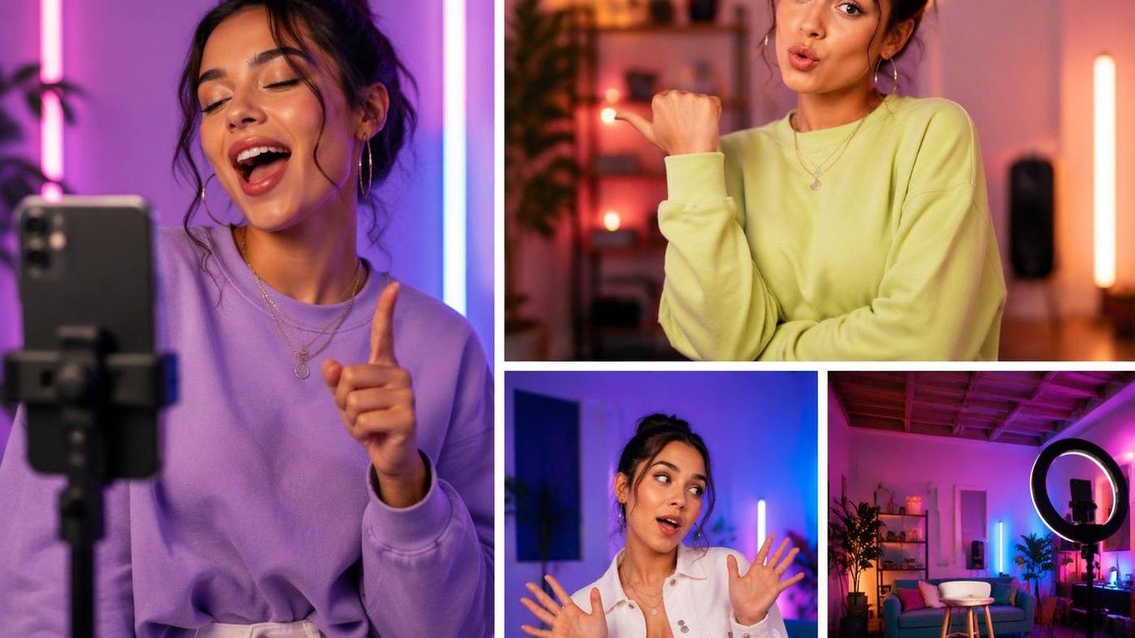 Instagram lip sync video maker template cover