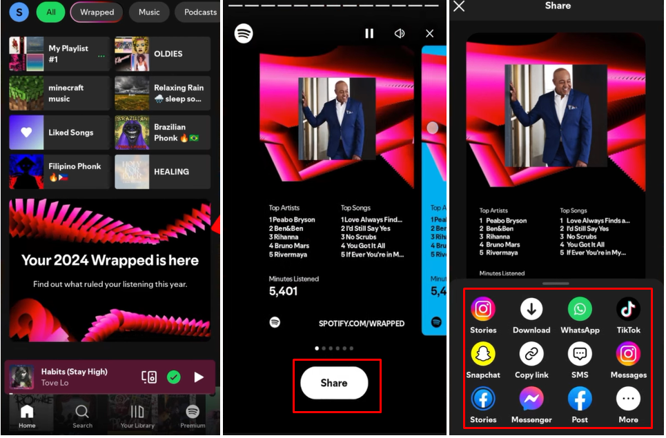 So greifen Sie auf die Spotify Listening Personality zu und teilen sie