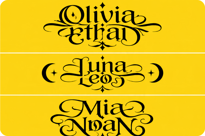 Explore every name combination style