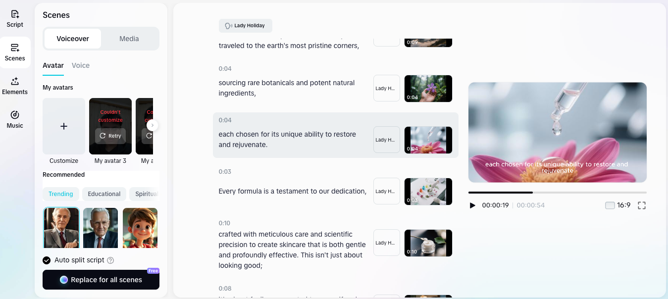 Customize Video Elements