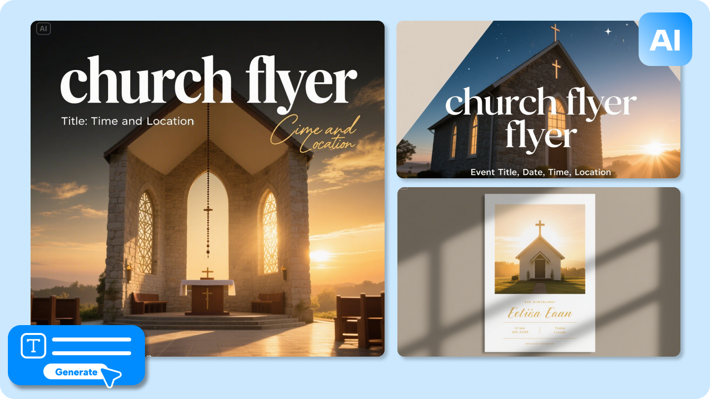 church flyer background