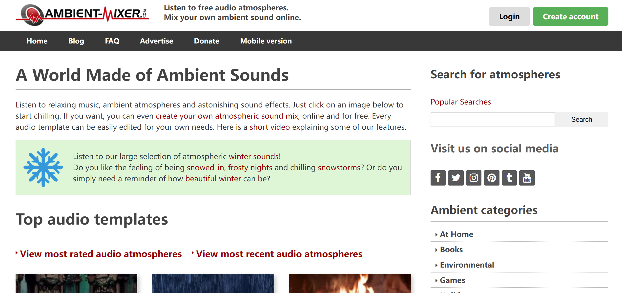 Ambient Mixer