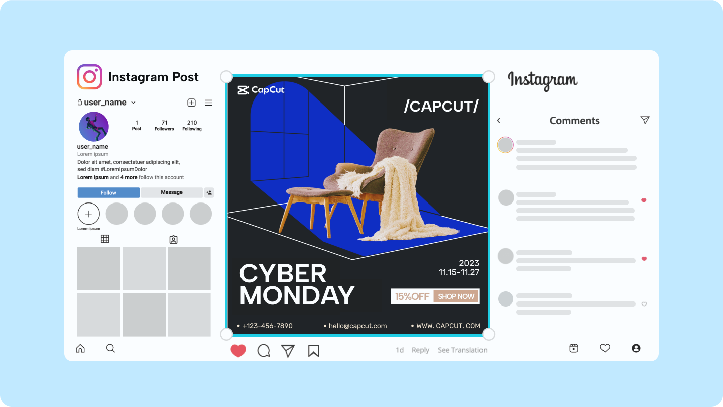 instagram post maker