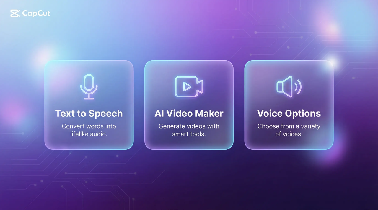 text to speech on CapCut