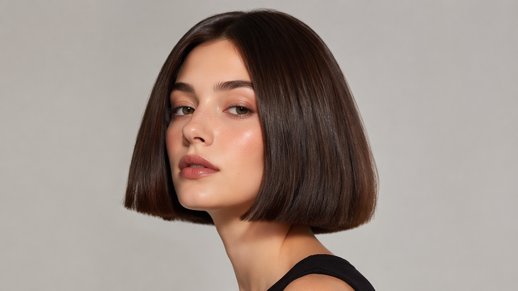 Dreamina bob cut filter prompt example 3: Social-Ready Bob Cut Filter Edit