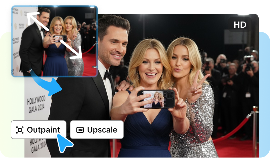 Επεξεργασία selfie με celebrity