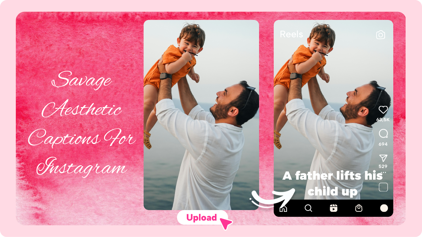 aesthetic short savage captions