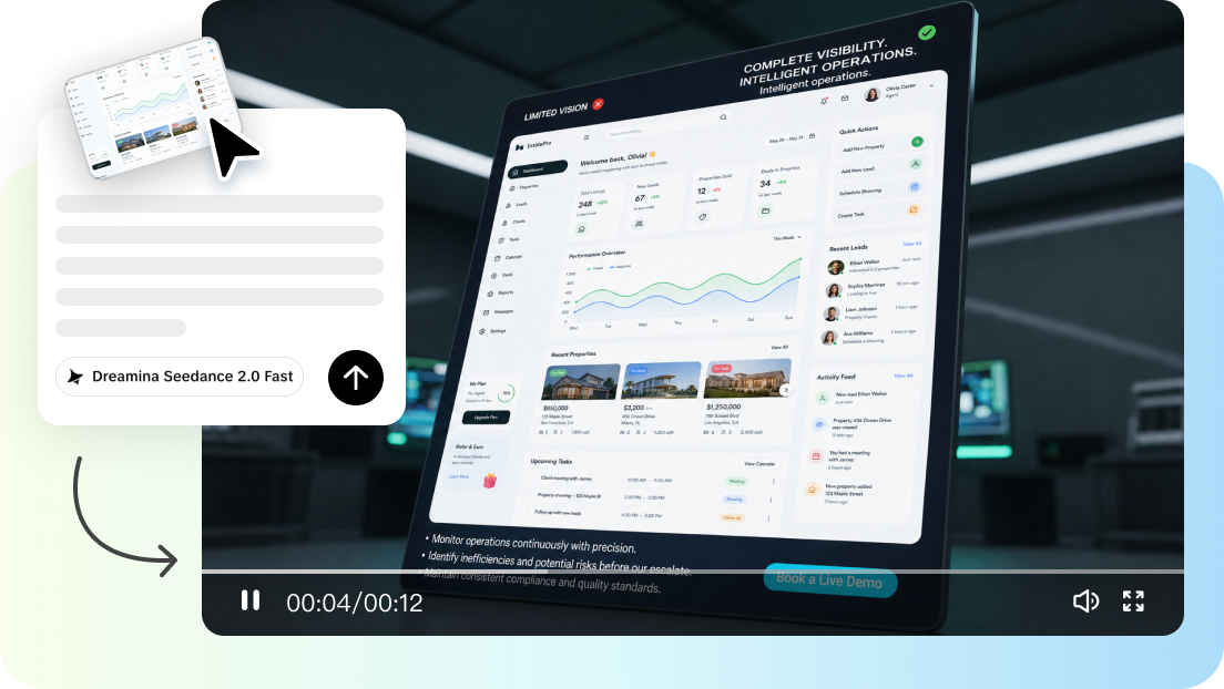Code to video creation for pitch-ready content