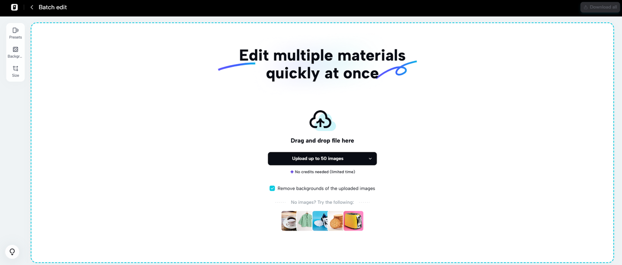 Efficient bulk editing